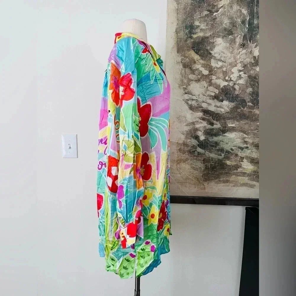 Free People Spell Margi Hour Shirt Dress Size Medium NWOT $199 - Picture 6 of 14